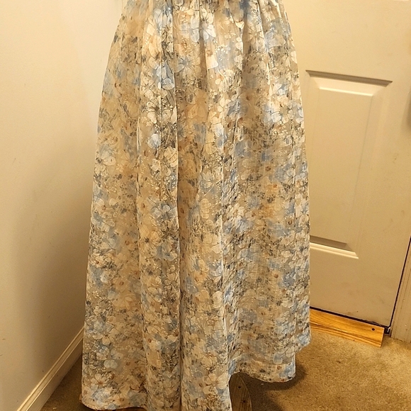 En Saison Tosca Floral Midi Fit & Flare Dress Prom Formal - Picture 5 of 12